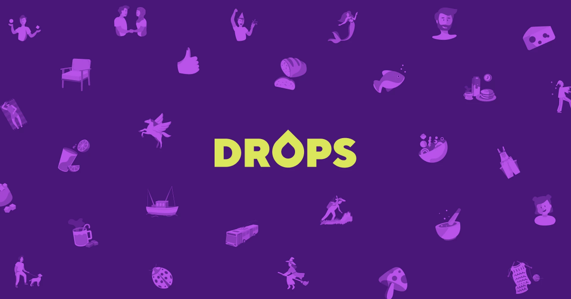 اپلیکیشن آموزش زبان انگلیسی Drops