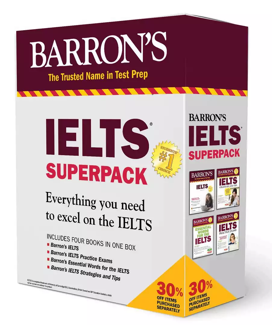 کتاب Barron’s IELTS Superpack