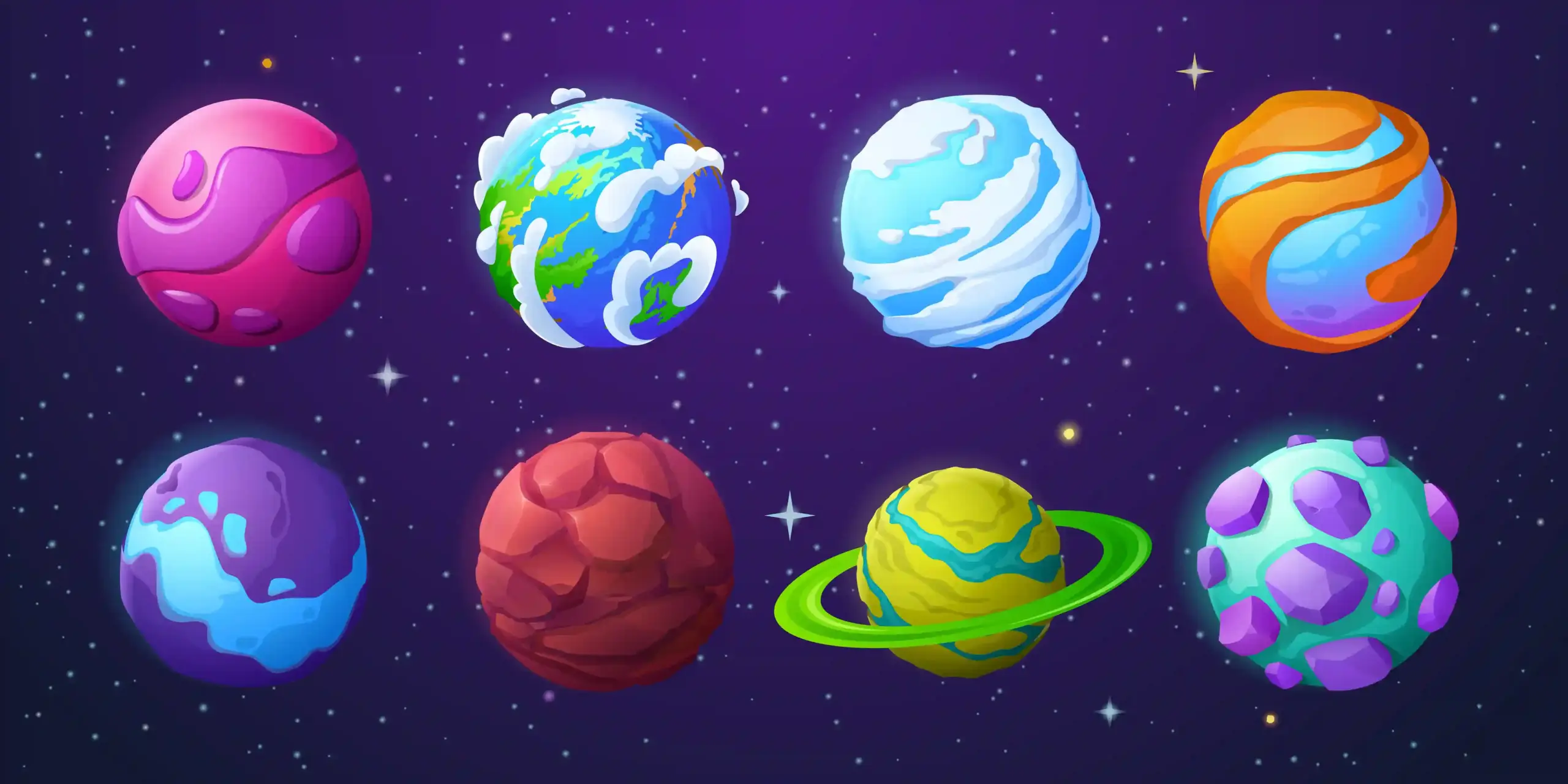 اسامی سیاره ها به انگلیسی: راهنمای جامع منظومه شمسی و واژگان تخصصی نجوم